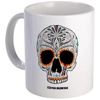 Load image into Gallery viewer, Day of The Dead Skull Mug
