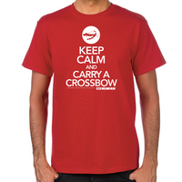 Load image into Gallery viewer, Keep Calm Carry a Crossbow T-Shirt
