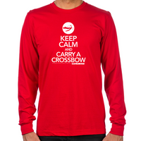 Load image into Gallery viewer, Keep Calm and Carry a Crossbow Long Sleeve T-Shirt
