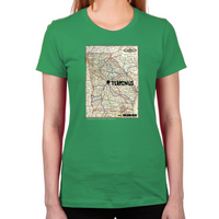 Load image into Gallery viewer, Terminus Map Women&#39;s T-Shirt
