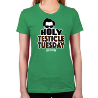 Load image into Gallery viewer, Holy Testicle Tuesday Women's T-Shirt
