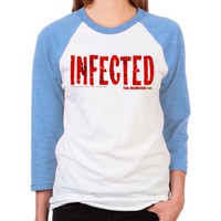 Load image into Gallery viewer, FTWD Infected Women's Baseball T-Shirt
