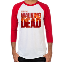 Load image into Gallery viewer, The Walking Dead Blood Logo Mens Baseball T-Shirt

