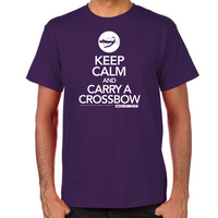 Load image into Gallery viewer, Keep Calm Carry a Crossbow T-Shirt
