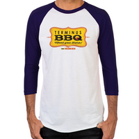 Load image into Gallery viewer, Terminus BBQ Men&#39;s Baseball T-Shirt
