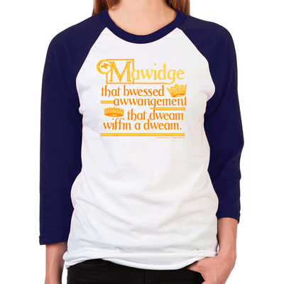 Mawidge Speech Unisex Baseball T-Shirt