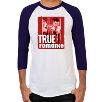 Load image into Gallery viewer, True Romance DVD Art Men's Baseball T-Shirt

