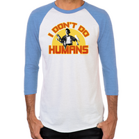 Load image into Gallery viewer, Ace Ventura I Don't Do Humans Men's Baseball T-Shirt
