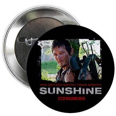 Daryl Dixon Watch Your Mouth Button