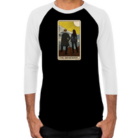 Load image into Gallery viewer, Lost Girl Wanderer Tarot Men's Baseball T-Shirt
