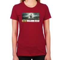 Load image into Gallery viewer, Carl and Rick Grimes Don&#39;t Look Back Women&#39;s T-Shirt
