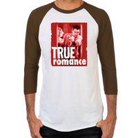 Load image into Gallery viewer, True Romance DVD Art Men's Baseball T-Shirt
