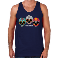 Load image into Gallery viewer, Three Skulls Men's Tank
