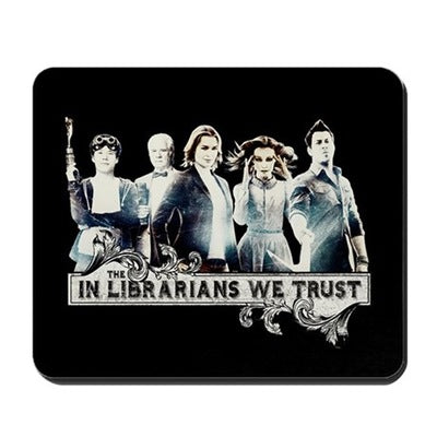 In The Librarians We Trust Mousepad