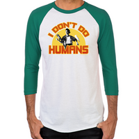 Load image into Gallery viewer, Ace Ventura I Don't Do Humans Men's Baseball T-Shirt
