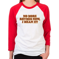 Load image into Gallery viewer, No More Rhymes Unisex Baseball T-Shirts
