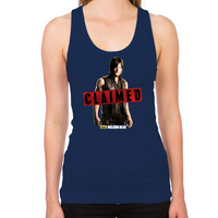 Load image into Gallery viewer, Daryl Dixon Claimed Women&#39;s Racerback Tank
