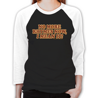 Load image into Gallery viewer, No More Rhymes Unisex Baseball T-Shirts

