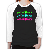 Load image into Gallery viewer, You're So Cool Unisex Baseball T-Shirt
