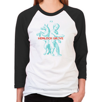 Load image into Gallery viewer, Werewolf Unisex Baseball T-Shirt
