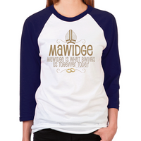 Load image into Gallery viewer, Mawidge Wedding Unisex Baseball T-Shirt
