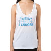 Load image into Gallery viewer, Lost Girl Live the Life I Choose Racerback Tank
