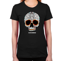 Load image into Gallery viewer, Day of the Dead Skull Women's T-Shirt
