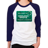 Load image into Gallery viewer, Welcome Hemlock Grove Unisex Baseball T-Shirt
