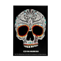 Load image into Gallery viewer, Day of the Dead Skull Magnet
