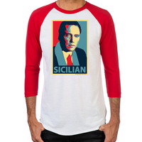 Load image into Gallery viewer, Sicilian Men&#39;s Baseball T-Shirt
