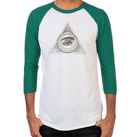 Load image into Gallery viewer, Eye Ouroboros Baseball T-Shirt
