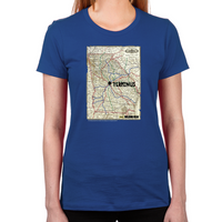 Load image into Gallery viewer, Terminus Map Women&#39;s T-Shirt
