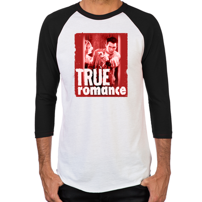 True Romance DVD Art Men's Baseball T-Shirt
