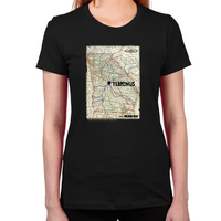 Load image into Gallery viewer, Terminus Map Women&#39;s T-Shirt
