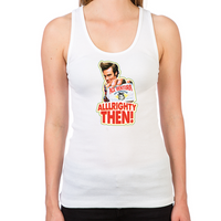 Load image into Gallery viewer, Ace Ventura Alllrighty Then! Women's Racerback Tank
