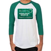 Load image into Gallery viewer, Welcome Hemlock Grove Men's Baseball T-Shirt
