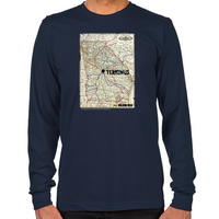 Load image into Gallery viewer, Terminus Map Long Sleeve T-Shirt
