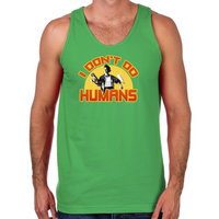 Load image into Gallery viewer, Ace Ventura I Don&#39;t Do Humans Men&#39;s Tanks
