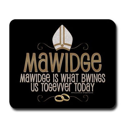 Mawidge Wedding Mousepad