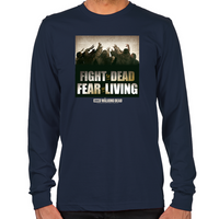 Load image into Gallery viewer, Fight The Dead, Fear The Living Long Sleeve T-Shirt
