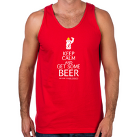 Load image into Gallery viewer, Keep Calm and  Get Some Beer Men's Tank
