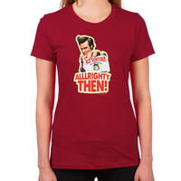 Load image into Gallery viewer, Ace Ventura Alllrighty Then! Women's T-Shirt
