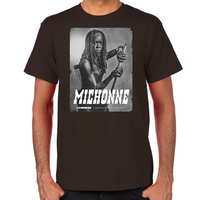 Load image into Gallery viewer, Michonne Silver Portrait Men&#39;s T-Shirt
