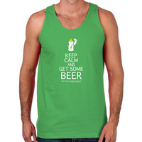 Load image into Gallery viewer, Keep Calm and  Get Some Beer Men's Tank
