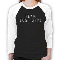 Load image into Gallery viewer, Team Lost Girl Unisex Baseball T-Shirt
