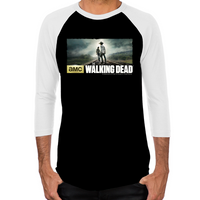 Load image into Gallery viewer, Carl and Rick Grimes Don&#39;t Look Back Men&#39;s Baseball T-Shirt
