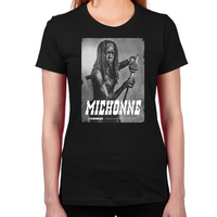 Load image into Gallery viewer, Michonne Silver Portrait Women&#39;s T-Shirt
