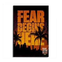 Load image into Gallery viewer, Fear Begins Here Magnet
