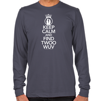 Load image into Gallery viewer, Keep Calm and Find Twoo Wuv Long Sleeve T-Shirt

