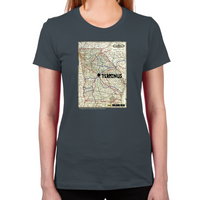 Load image into Gallery viewer, Terminus Map Women&#39;s T-Shirt
